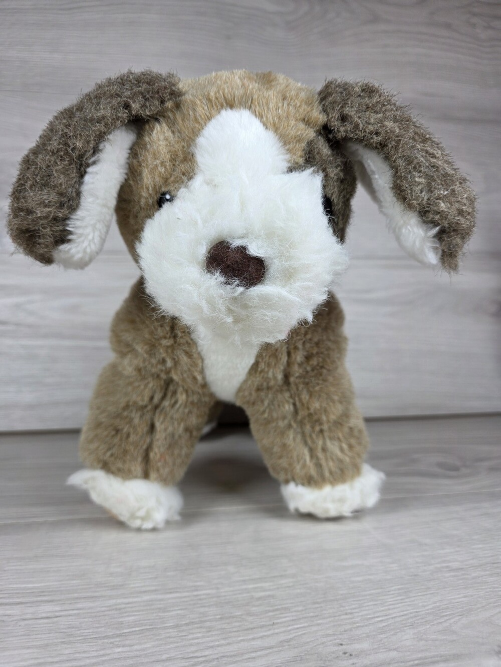 Avon Plush Dog w Heart Nose Korea 7" Vintage Korean-made Patches the Dog SU35